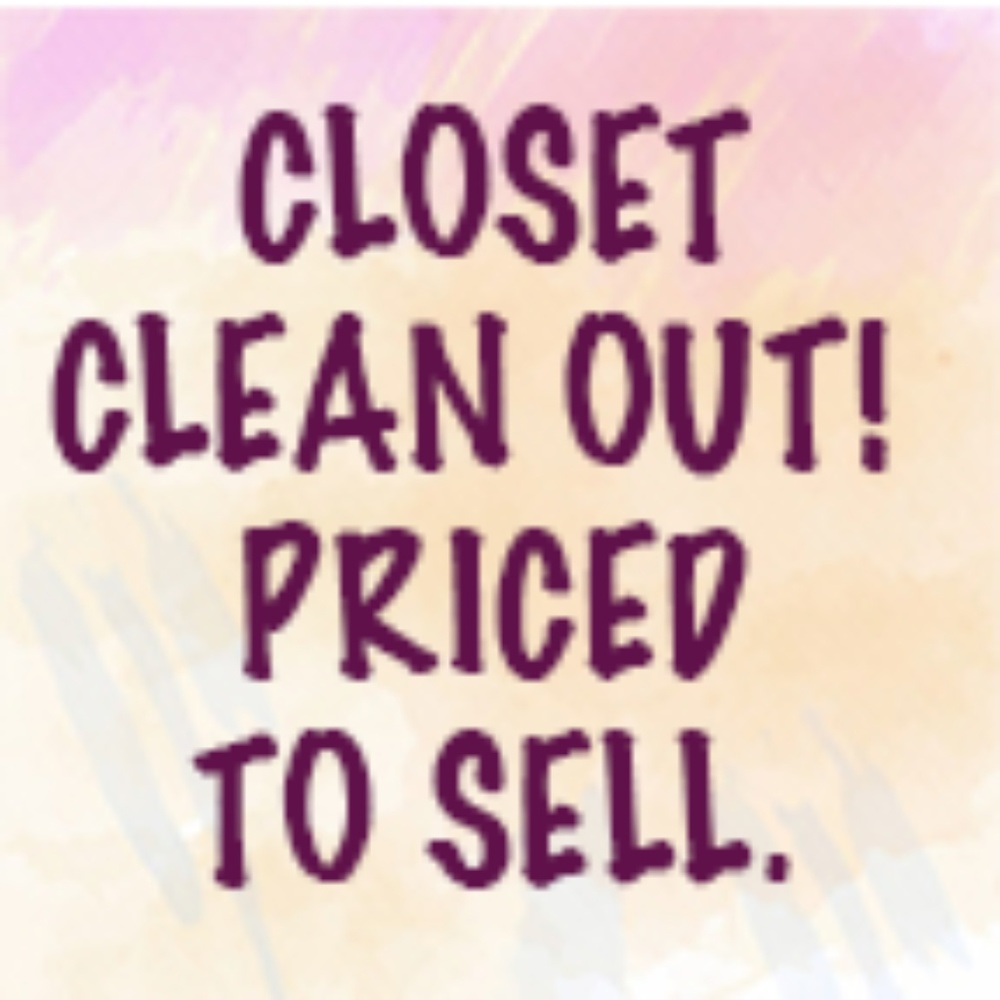 Closet clean out!