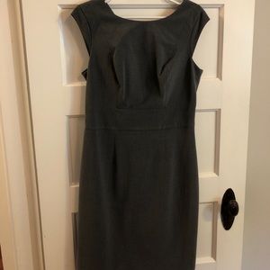 Knee length dark grey Limited dress