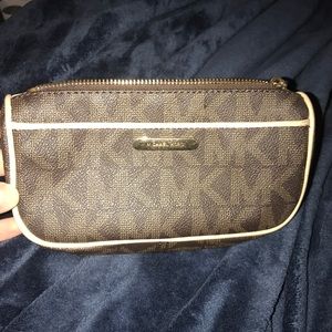 Michael Kors Brown Travel Pouch