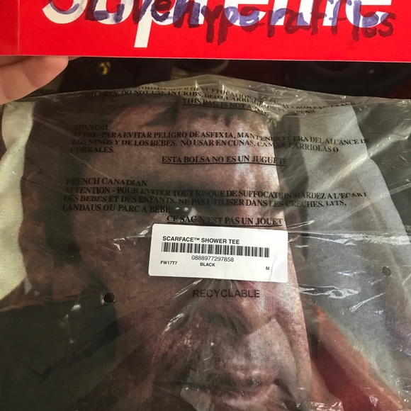 Supreme scarface shower T BLACK FRIDAY SALE - Picture 1 of 1