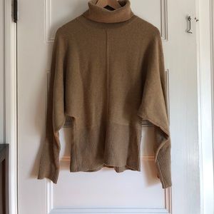 Camel colored turtleneck sweater - LOFT