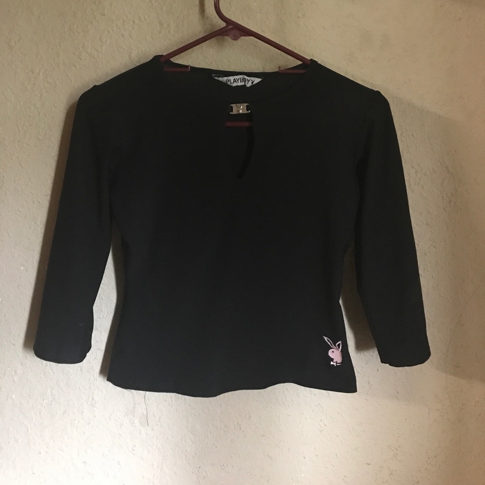 XS Playboy top Three-quarter link sleaves