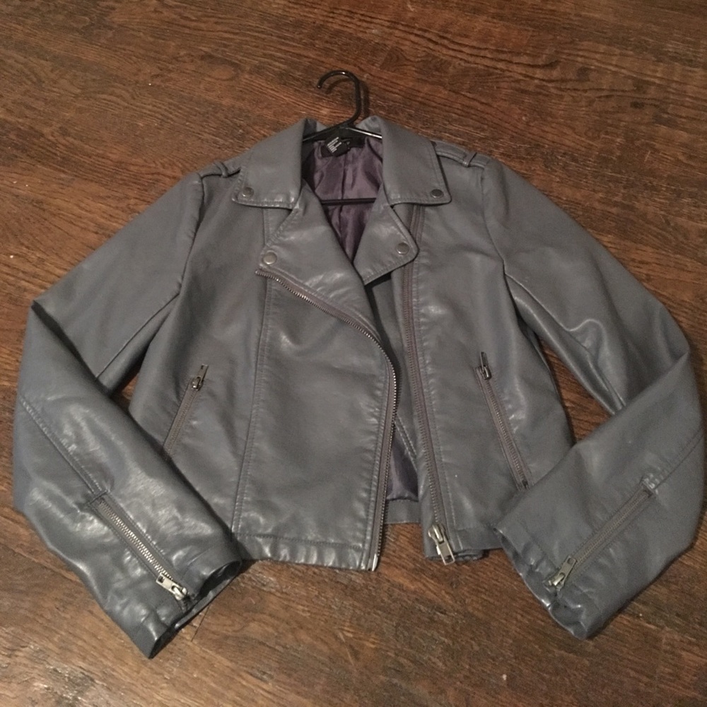 Faux Leather Jacket