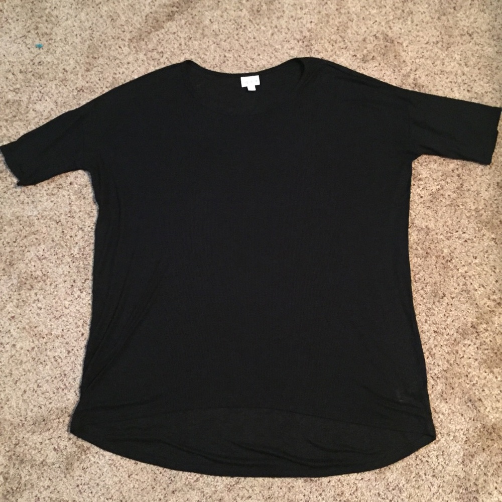 LuLaRoe Small Solid Black Irma Total Unicorn!!🦄