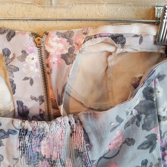 Kimchi Blue strapless mini denim dress - Picture 3 of 5