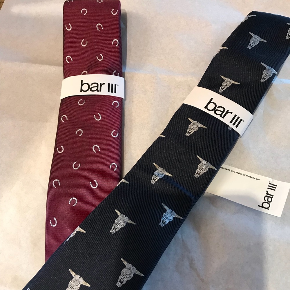 Bar III ties- 2 for $25