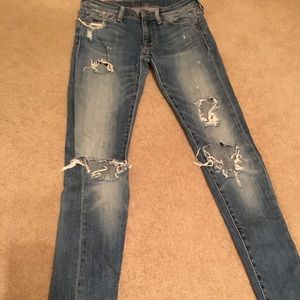 Ralph Lauren ripped jeans