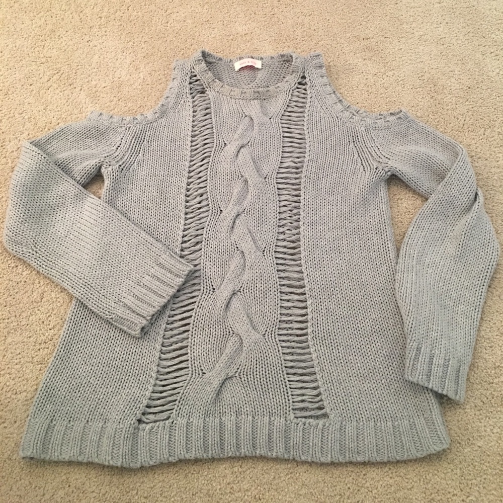 Sass & Bide grey knit sweater Small