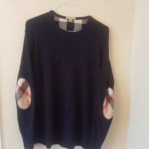 Mens Burberry Long Sleeve Crew