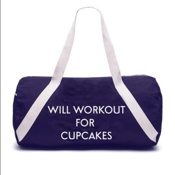 PRIVATE PARTY Handbags - NWT [private party] Will workout for cupcakes Bag