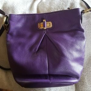 BMakowsky leather crossbody purse like new