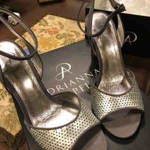 Adrianna Papell mother of bride wedding shoes