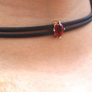 Ruby Choker Necklace