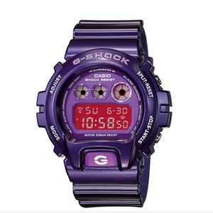 Unisex Men's metallic purple G-shock watch