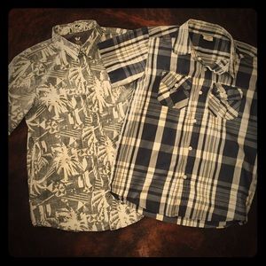 Bundle of boys button down shirts