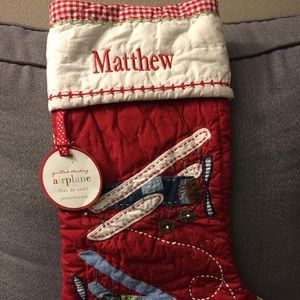 Pottery Barn Kids Christmas monogrammed stocking