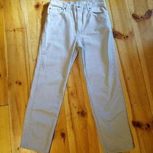 White Levi Jeans