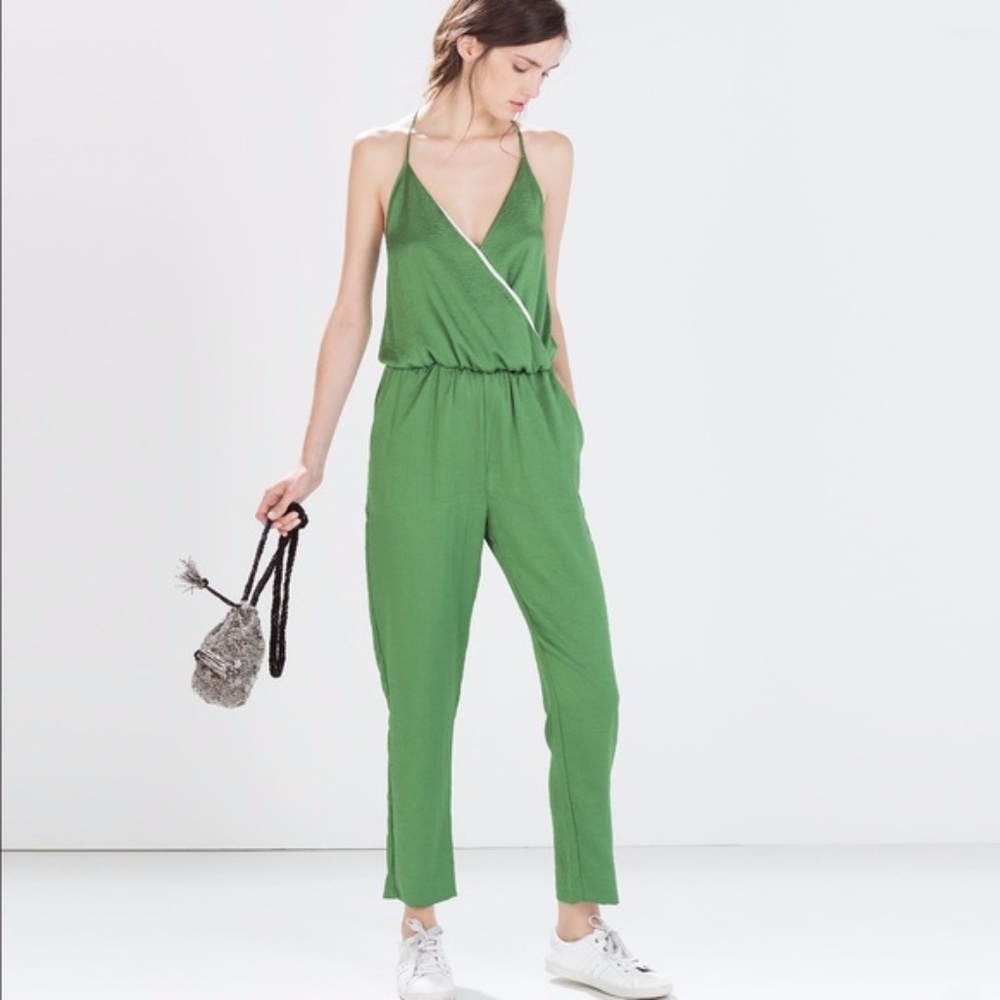 ZARA "Satin" Jumpsuit
