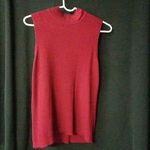 No sleeve winter top