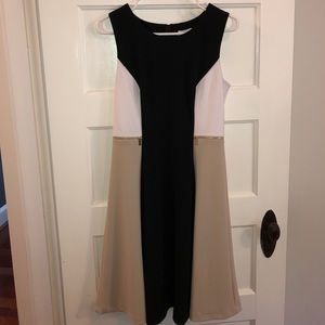 Multi colored a-line dress