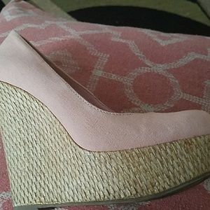 Platform espadrilles wedge shoes
