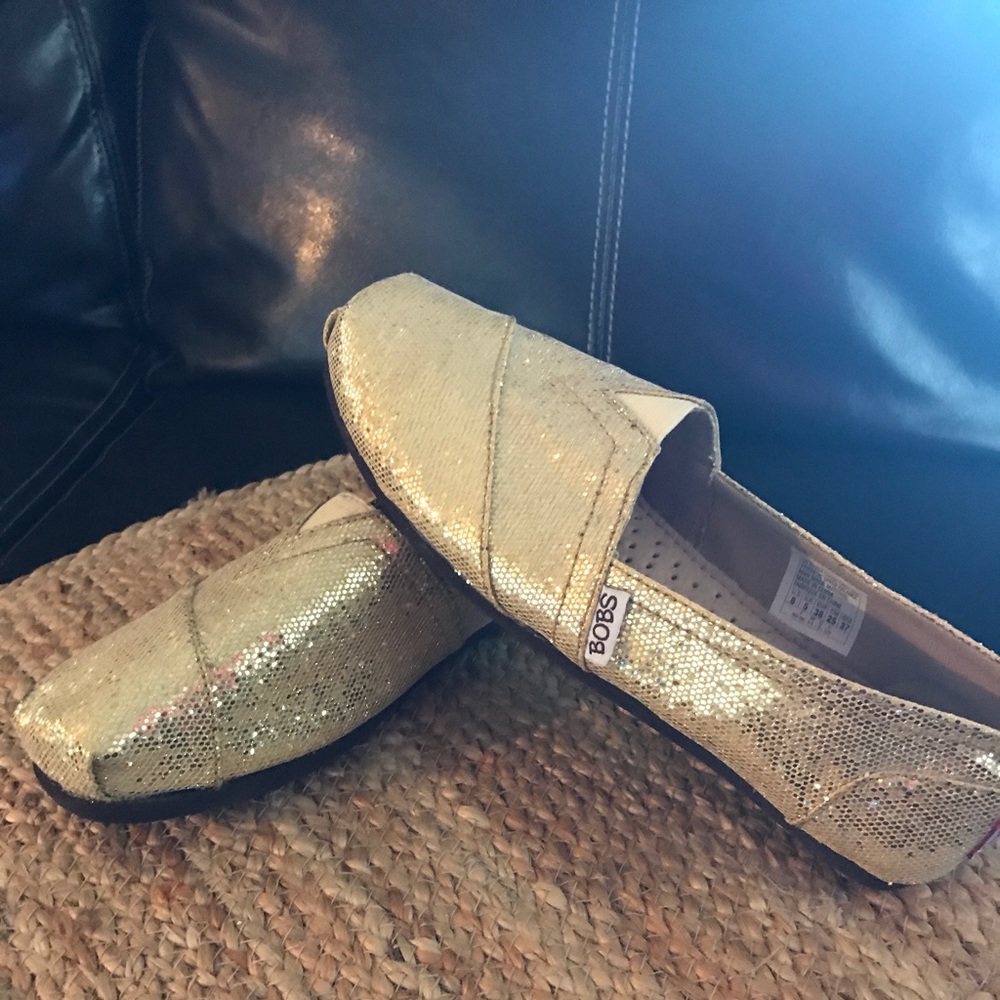 Golden BOBS sneakers