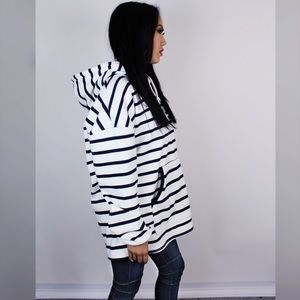 Oversized Stripes Hoodies