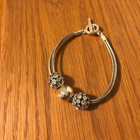 DaVinci ⚾️ Toggle Bracelet with Baseball Charm. - Picture 2 of 3