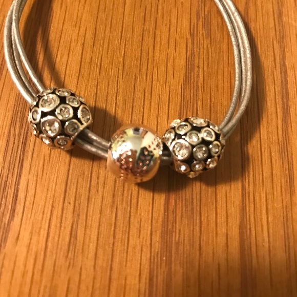 DaVinci ⚾️ Toggle Bracelet with Baseball Charm. - Picture 3 of 3