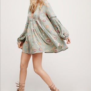 Free people just the two of us floral tunic