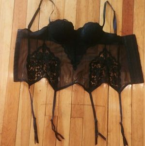 H&M Black Lace Corset