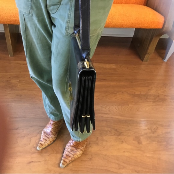 Vintage leather handbag - Picture 5 of 7