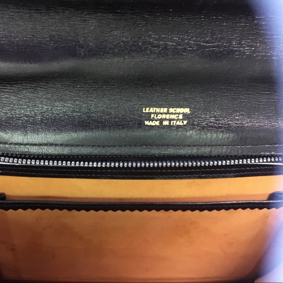 Vintage leather handbag - Picture 6 of 7