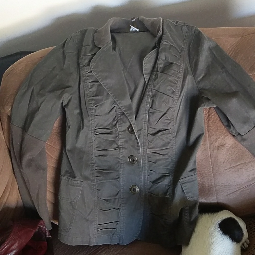 Army green jacket
