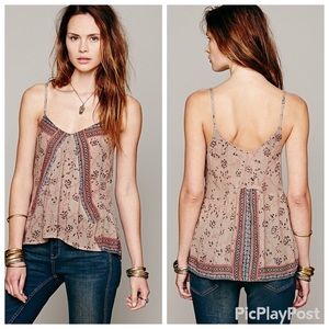 Free People ONE Mixed Print Tank