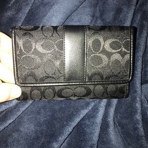 Coach black wallet
