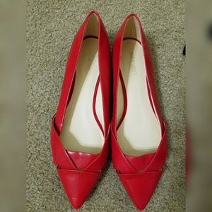 Red Nine West Flats