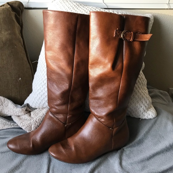 Shoes - Brown Tall Boots