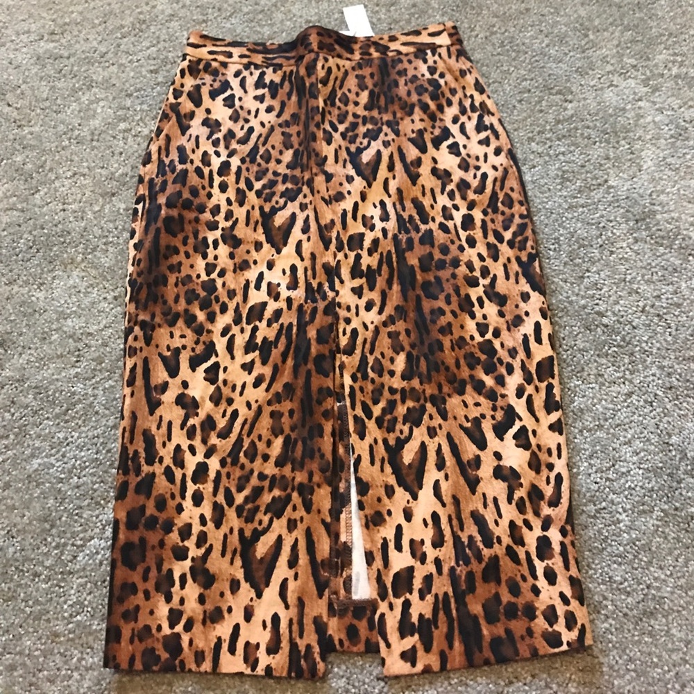 Zara animal prints midi skirt!