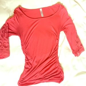 Pink Blush Medium Maternity Top