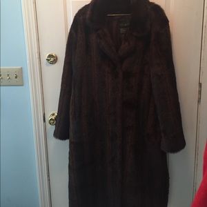 Full length faux fur
