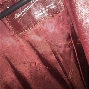 Women’s etienne aigner leather jacket size 12
