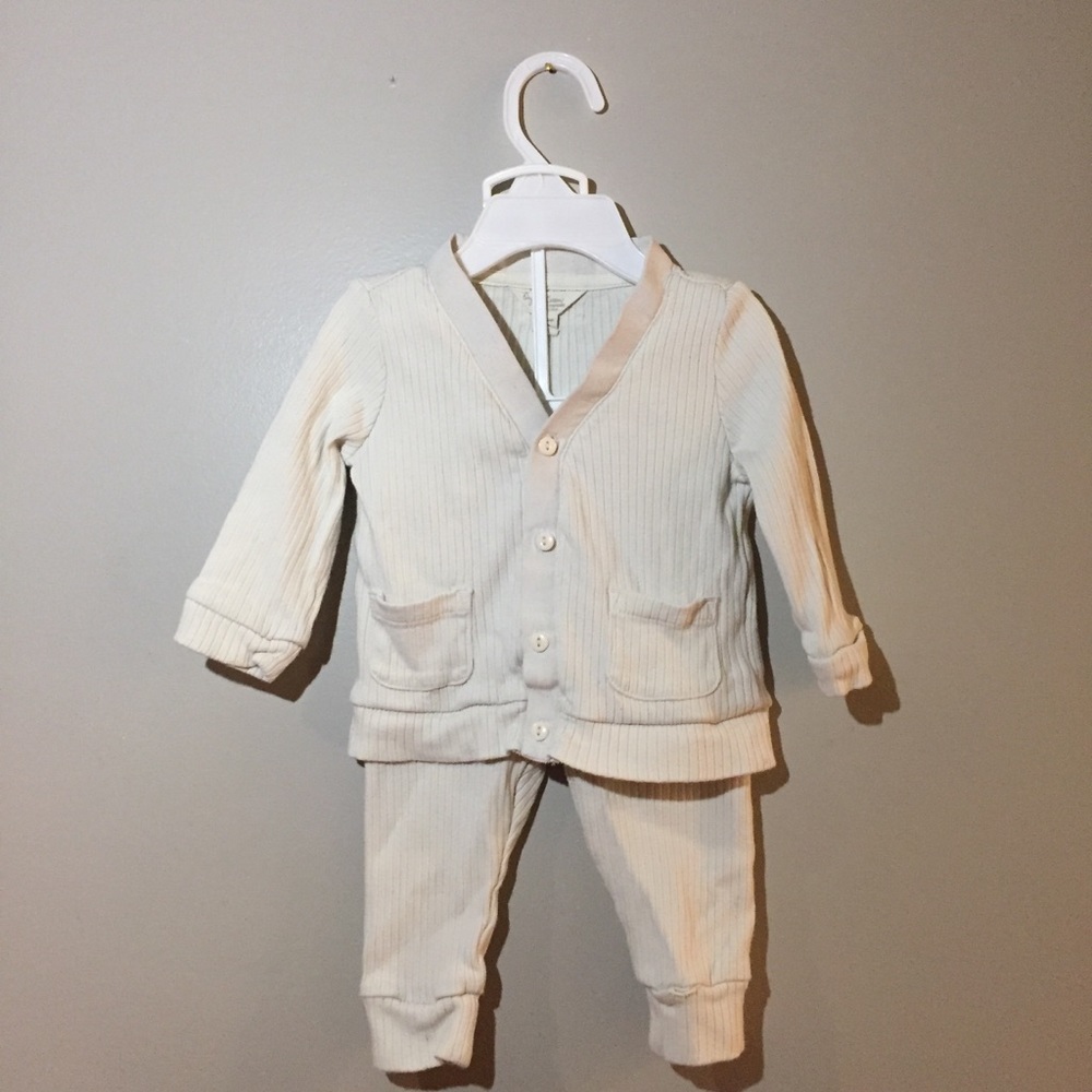 Baby Gap Organic Cotton 2 Piece Cardigan and Pants