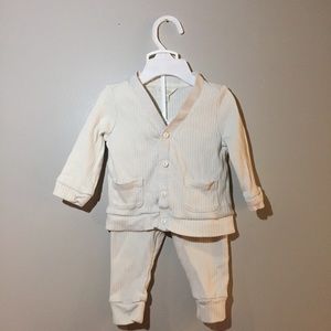 Baby Gap Organic Cotton 2 Piece Cardigan and Pants