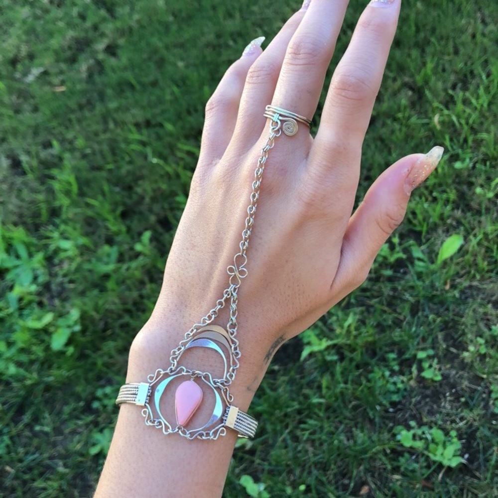 Rhodonite Hand Chain