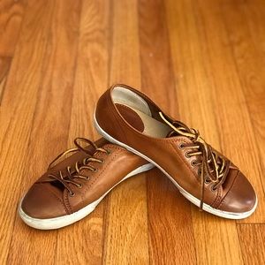 Frye Mindy Low Leather Sneakers
