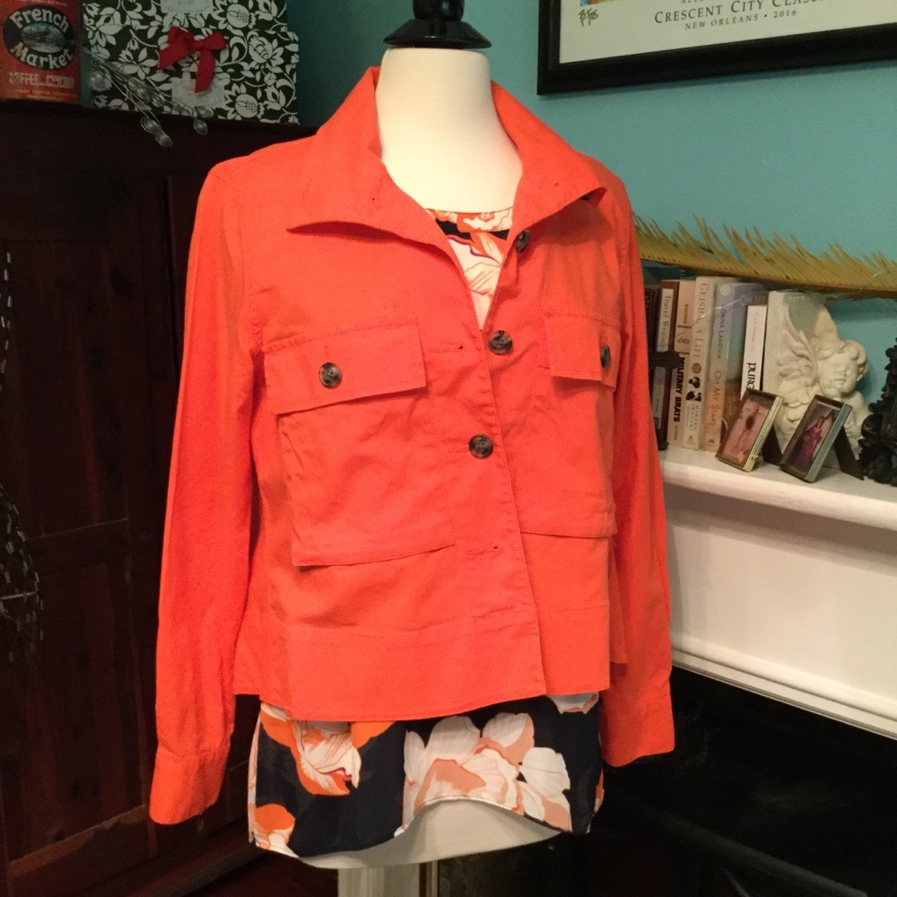 CAbi Spring 16 Resort Jacket EUC (H-10) OR
