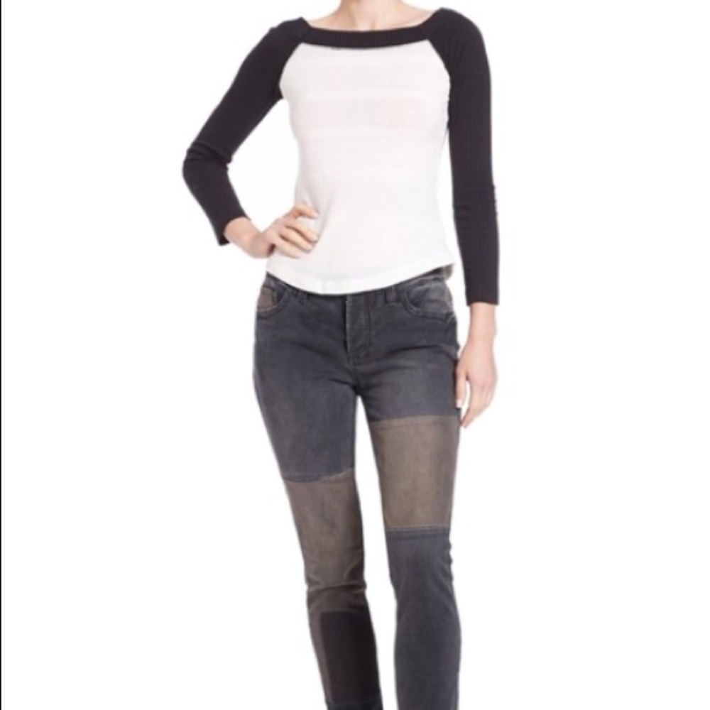 Free People Baseball Tee