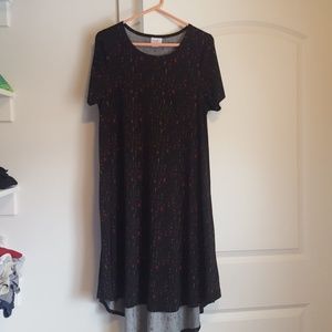 Lularoe black carly dress