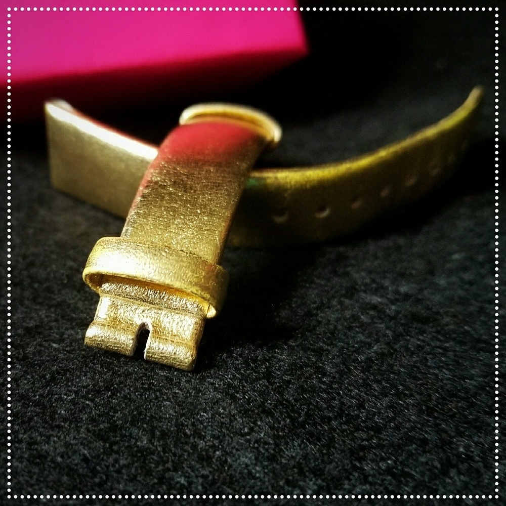 Kate Spade 16mm Gold Watch Strap NO BUCKLE